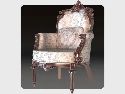 Carved sofa for cnc 12 3D model