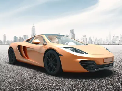 MClaren MP412C - 4K 3D model
