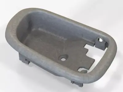 Car Door Handle 3D print model