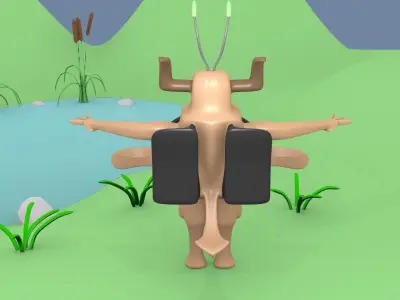 Sci-Fi Monster 2 Free 3D model