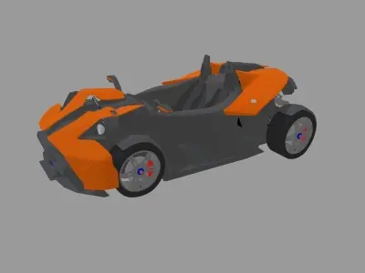 Simple car  3D model