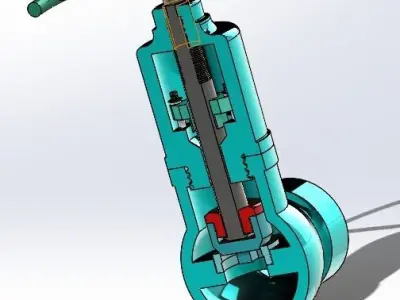 Stop valve  2 3D print model