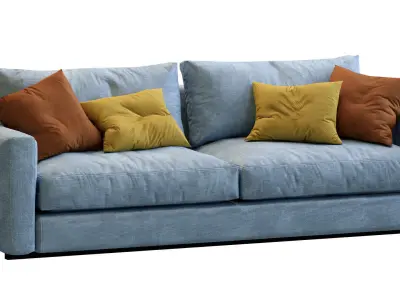 Ferlea Sofa Simple  Low-poly 3D model