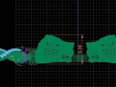 Tiger chain bracelet 3D print model