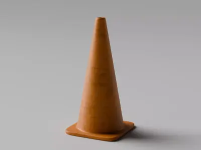 Traffic Cones Pack 3D model