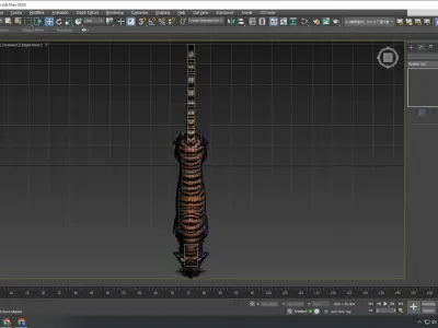 Fierce Tiger Low-poly 3D model