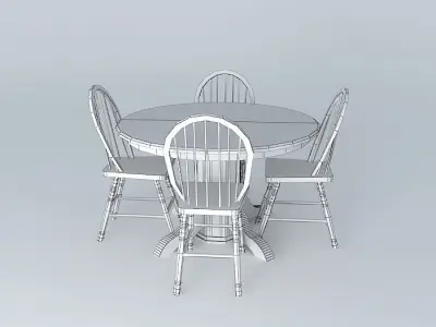 Dining Table Free 3D model