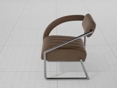 Eileen Gray Non-Conformist Chair UE4 3D model
