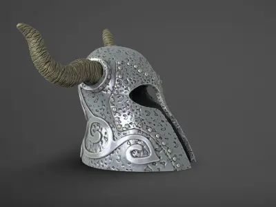 Skyrim helmet home decoration 3D print model