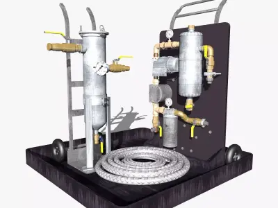 Diesel Fuel Tank Model 3D model