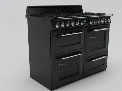 SMEG Aesthetic Oven - Victoria Range 110 width 3D model