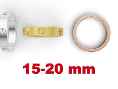 LOVE Ring Small Model 3D print model