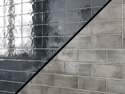 Chateau 4 x 8 Ceramic Subway Tile 3D model