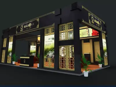 Exhibition - Area - 12X6-3DMAX2009-017 3D model