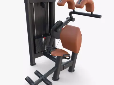 Upper ab machine 3D model