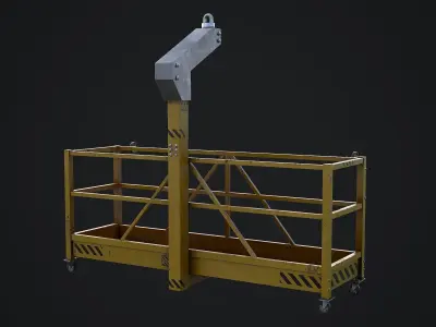 Window Cleaning Platform 3D model