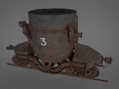 Ladle Car 3D model