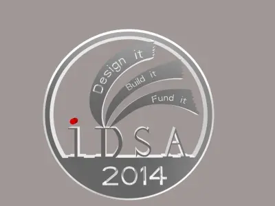 idsa lapel pin  Free 3D model