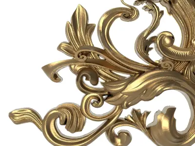 decorative pattern ready for 3D printing 3D model 4