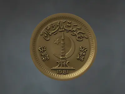 Antique Coin Relief 3D print model Free 3D print model