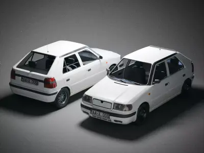 Skoda Felicia 3d Model 3D model