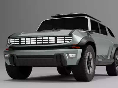 KGM-Ssang Yong- F-100 3D model