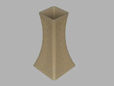 Pen holder - vase 03  Free 3D print model