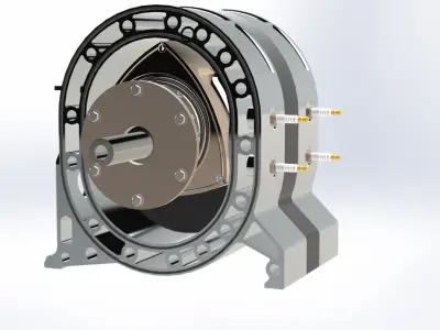 Wankel Engine Design 3D model