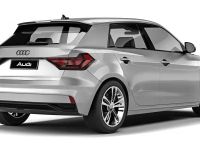 Audi A1 2019 3D model