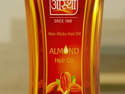 Stylish Hair Oil Shampoo FMCG Bottle PET 3D model