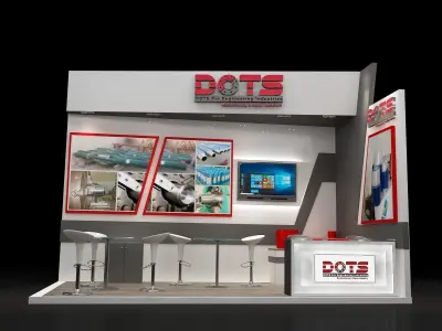 Booth Exhibition Stand a250a  3D model