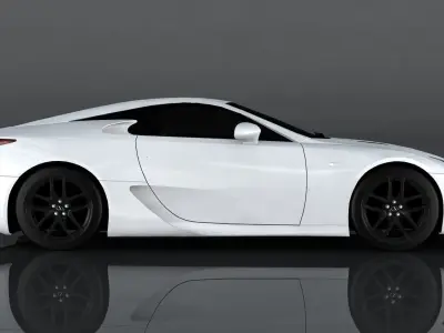 Lexus LFA Low-poly 3D model