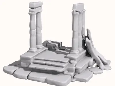 Ancient Ruins 11 3D print model