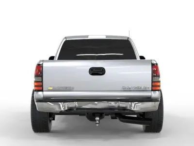 CHEVROLET CHEYENNE 2500 2001 EXTENDED CAB 3D model