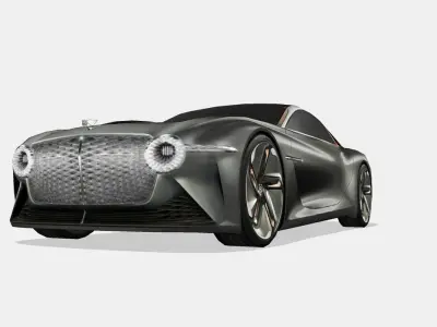 Bentley EXP 100 GT Concept 2019 Low-poly 3D model