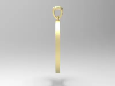 Alphabet Latin O 3D print model