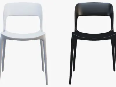 Bontempi Gipsy Dining Chair 3D model