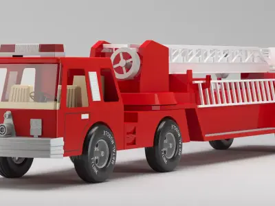 Charles Ray fire truck 3D model