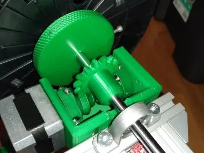 Globoid Worm Gear Drive 3D print model