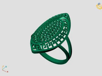 Women Ring STL Womens Ring 3d models 3D print model 3D print model get