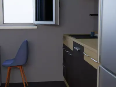 Small apartment Free 3D model