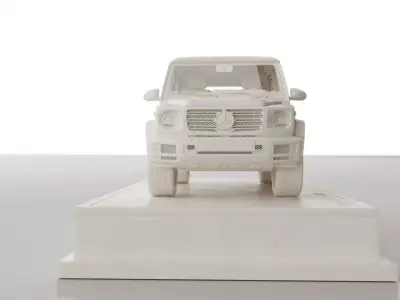 Mercedes-Benz-G500-2019-model-3dprinted model in clay 3D model