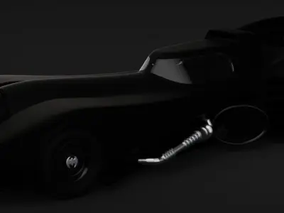 Batmobile 1989 V2 3D model