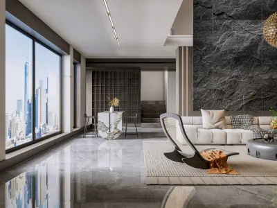 Living room 54 3D model