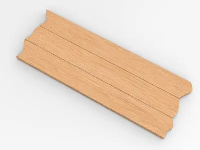 Otoro Tray Low-poly 3D model