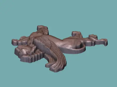 Lion Onlay 3D print model