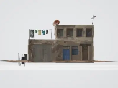 Moroccan OLD HOUSE 3D model