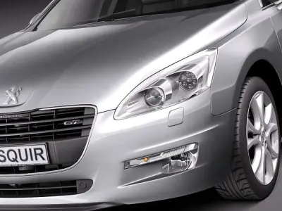 Peugeot 508 SW 3D model