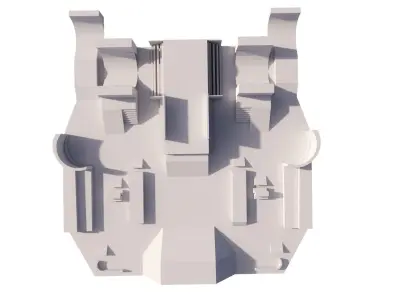 Skatepark-Skate Park PACK Low-poly 3D model