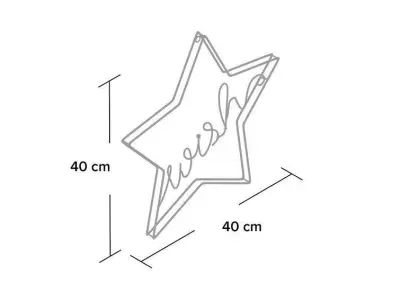 Wish Wire Wall Decor 3D model